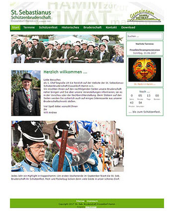 Website Bruderschaft Düsseldorf-Hamm